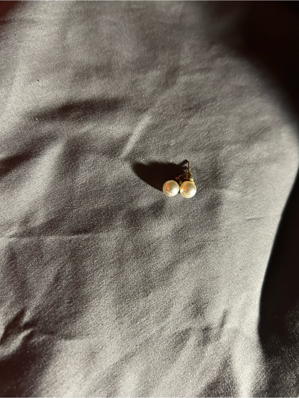 Classic Pearl Stud Earrings - White Pearls